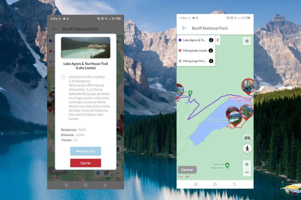 Multilingual Audio Guide to Rocky Mountain Canada - Downloading the Application