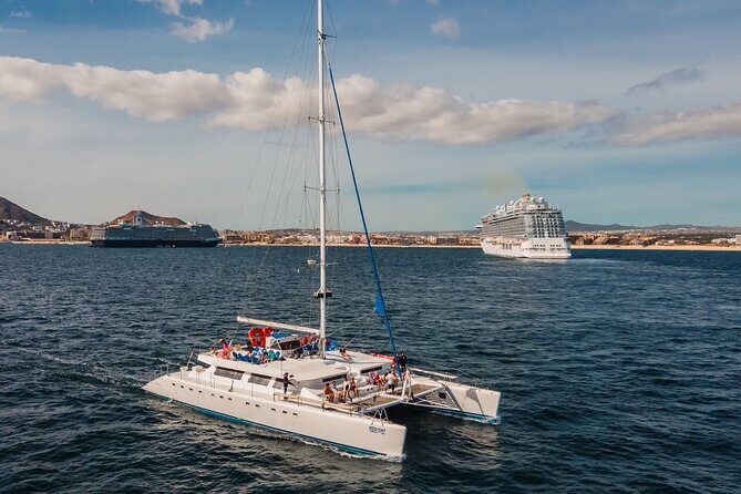 Multimillion Yacht Cabo Cruise Sunset or Snorkel Optional PICKUP! - The Balance of Fun and Practicality