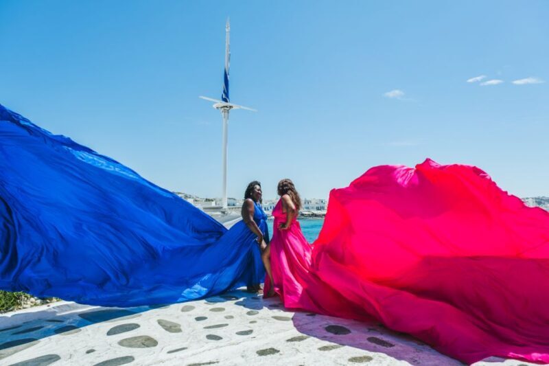 Mykonos: Flying Dress Photoshoot - Practical Tips for Making the Most of Your Photoshoot