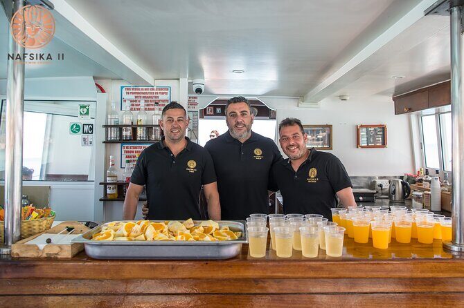 Nafsika II Half Day Cruise Swimming to blue lagoon water slide - The Onboard Experience