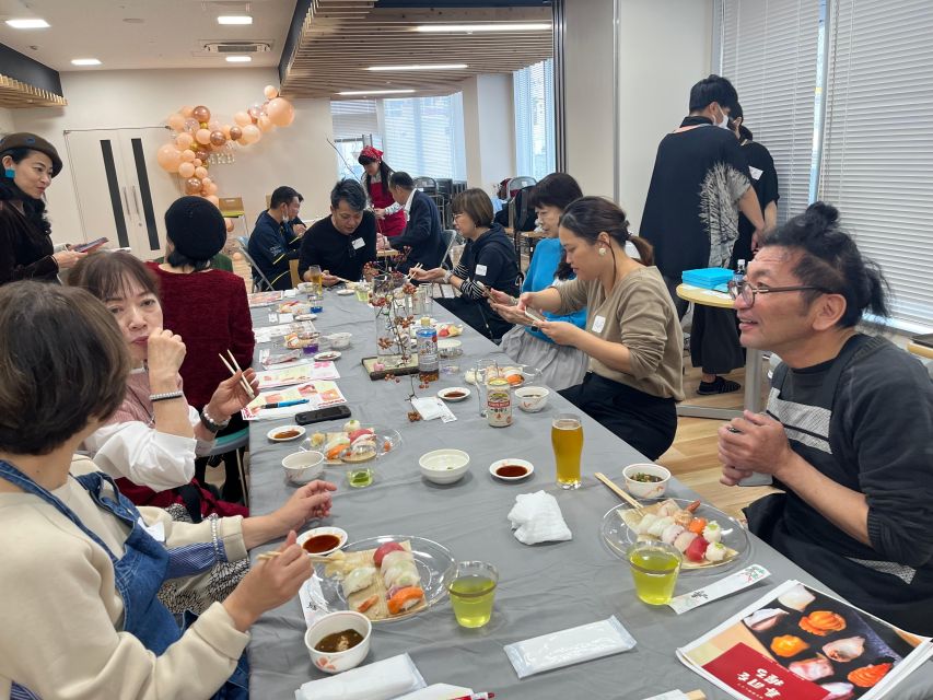 Naha Makishi Public Market : Sushi Making Experience - Savoring the Homemade Sushi