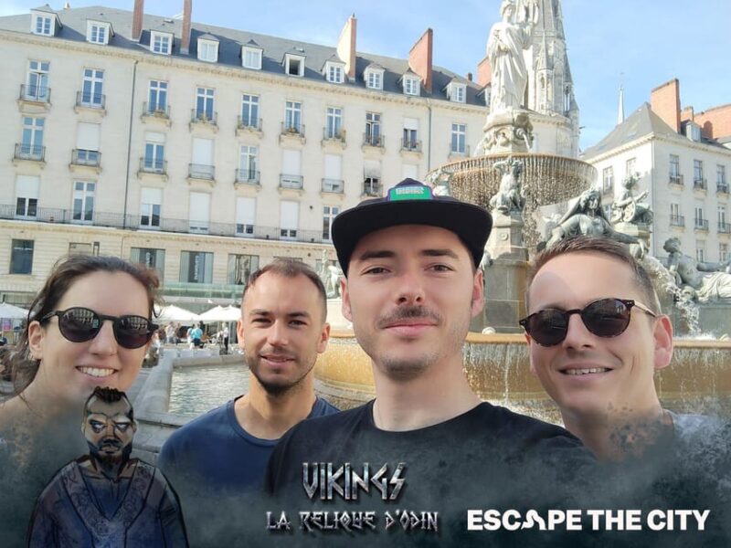 Nantes: Outdoor Escape Game - Vikings - The Relic of Odin - Teaming up With Friends or Family for Competition