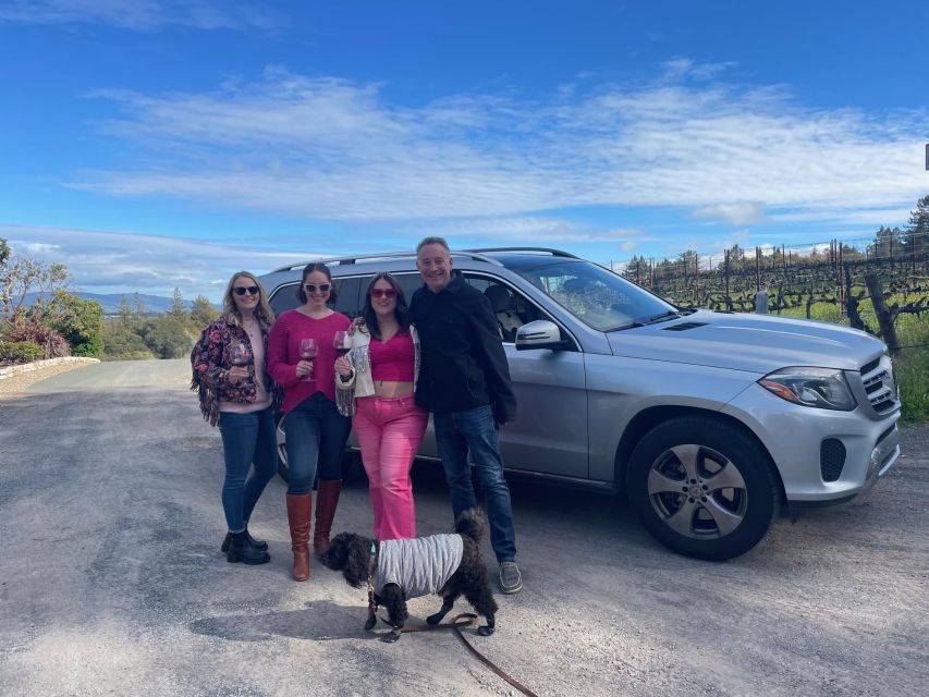Napa or Sonoma: Private Wine Tour All Day for up to 8 Guests - Wine Tasting Fees