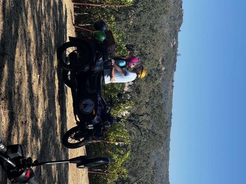 Napa Valley: Napa Valley Guided Sidecar Tour With 3 Wineries - Important Reminders
