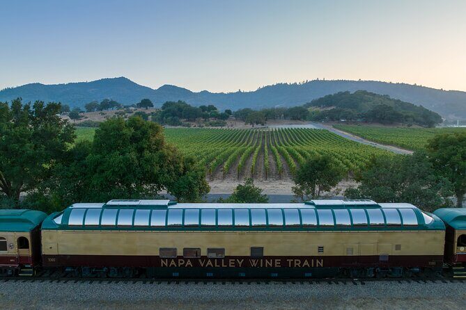 Napa Valley Wine Train Vista Dome Dinner Car - An Elegant Ride Through California Wine Country