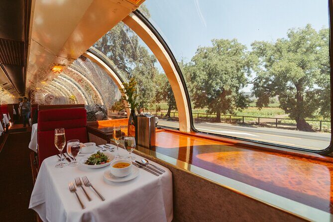 Napa Valley Wine Train Vista Dome Lunch Car - FAQ