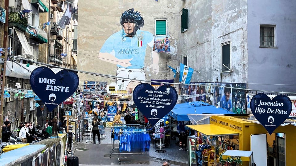 Naples: Discover via Toledo Amid History and Tradition - Visiting Largo Maradona