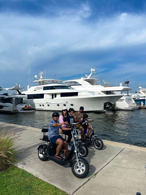 Naples Florida: Downtown Electric Moped Tour - Luxurious Port Royal
