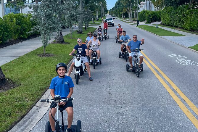 Naples Florida Electric Moped Tour - Family Fun - Easy to Ride - Ideal for Families and Small Groups