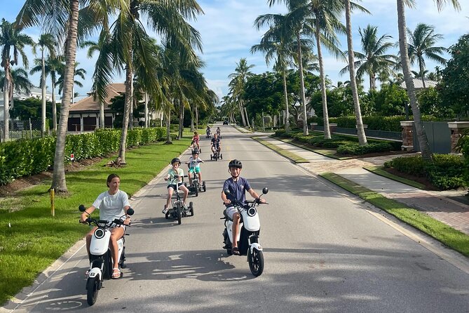 Naples Florida Electric Moped Tour - Family Fun - Easy to Ride - Health and Safety Considerations