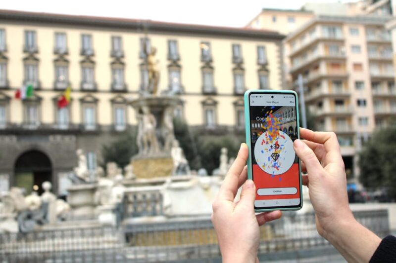 Naples: Private Family Mythology Treasure Hunt W/ Food Stops - Key Points