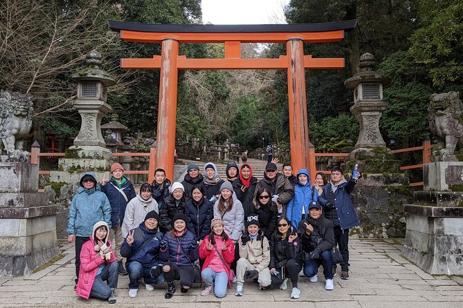 Nara - Highlights Bike Tour - Interacting With Deer