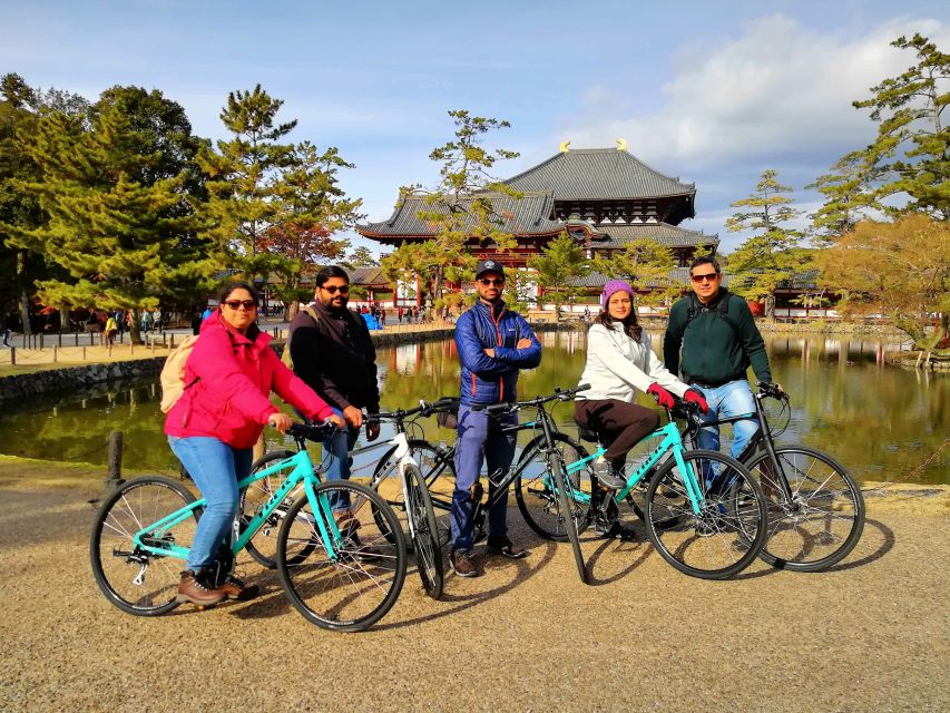 Nara: Nara Park Private Family Bike Tour With Lunch - Temple and Shrine Visits
