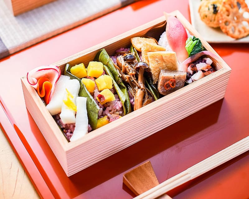 Nara: Vegan Bento Box Making - Signature Dish: Kakinoha-zushi