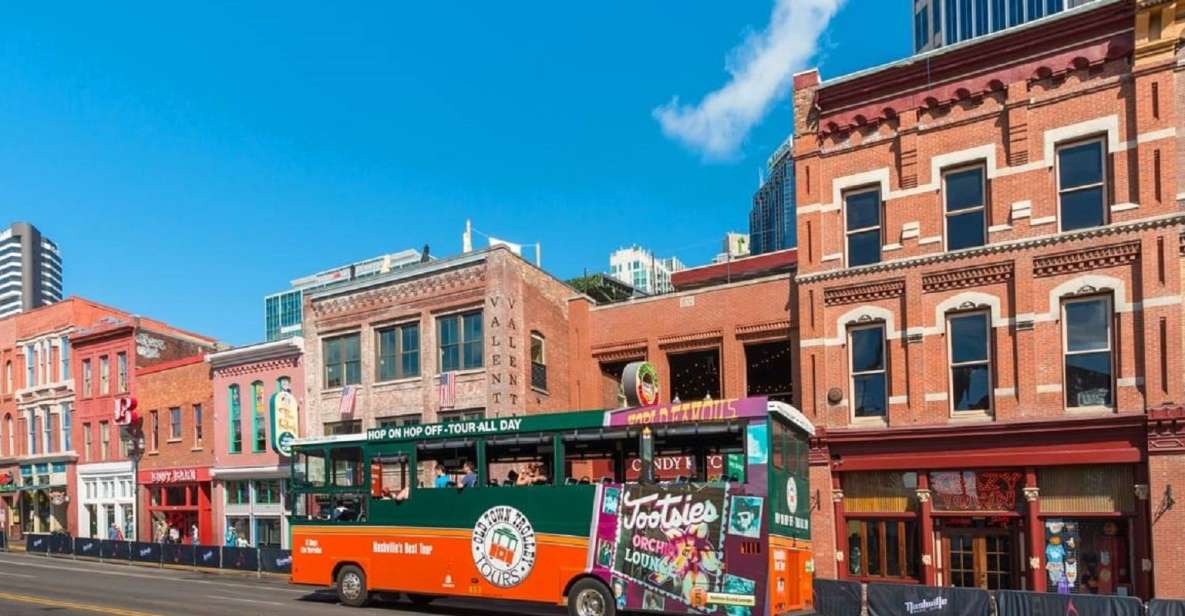Nashville: Hop-on Hop-off Trolley Tour - Inclusions and Exclusions