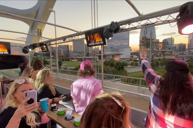 Nashville Open-Air Public Party Bus Tour With Onboard DJ & Bartender - Onboard Amenities and Entertainment
