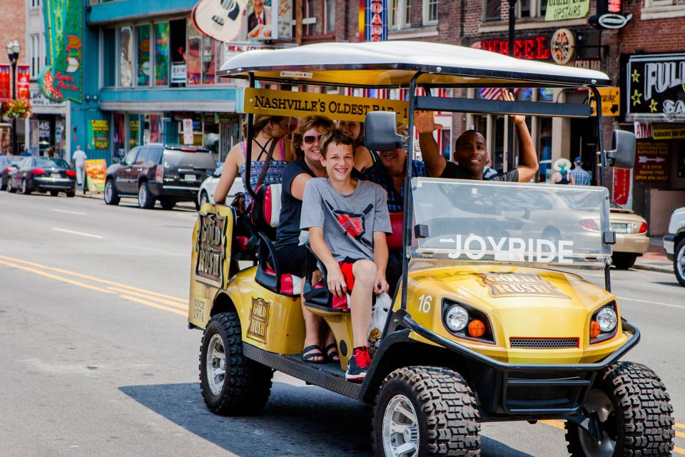Nashville: Sightseeing Cart Tour - Booking and Cancellation Policy