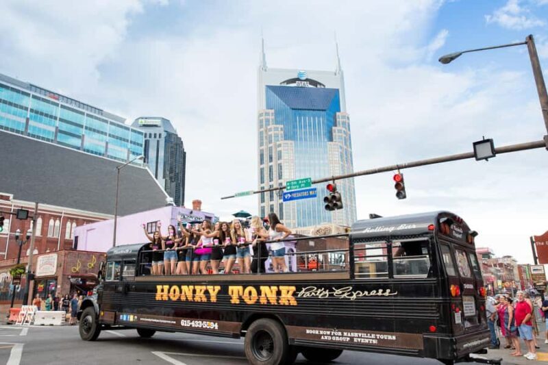Nashville's Wildest Honky Tonk Party Bus | Public Tour (21+) - Key Points