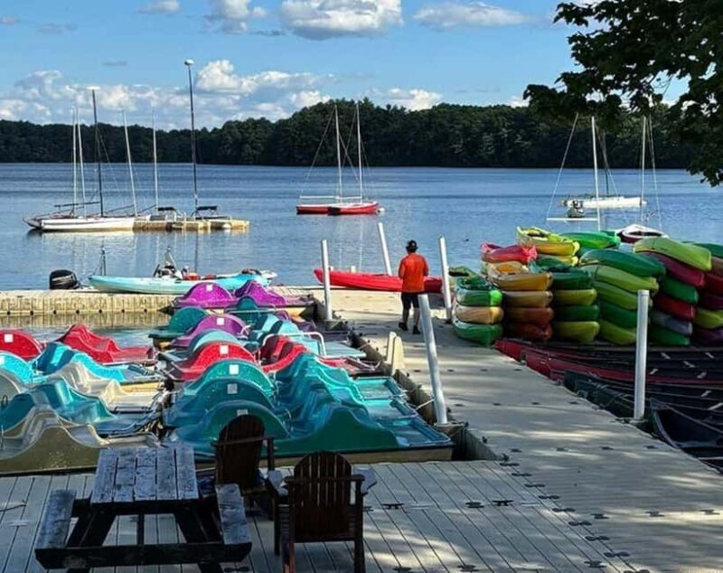 Natick: Lake Cochituate Pedal Boat Rental - Key Points