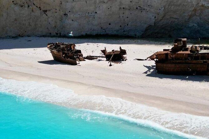 Navagio Bay White Beach West Coast Porto Vromi Anafonitria - The Sum Up