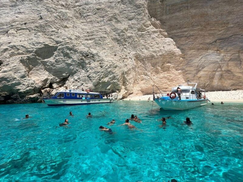Navagio bay White Beach West Coast Porto Vromi Anafonitria - The Experience of the Tour