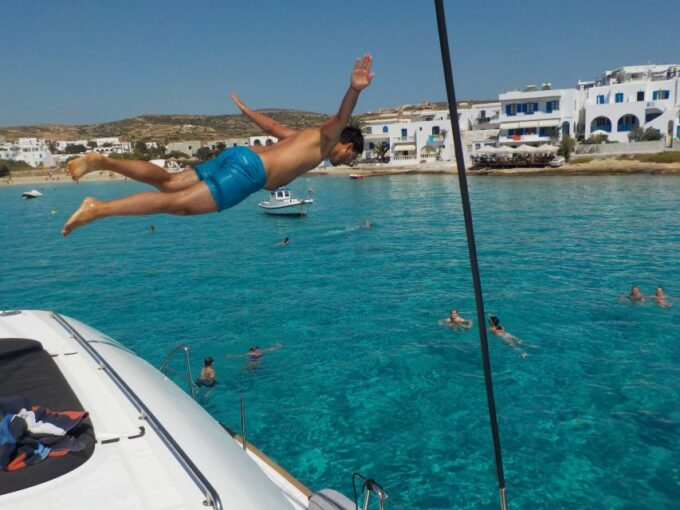 Naxos: Catamaran Cruise With Swim Stops, Food, and Drinks - Frequently Asked Questions