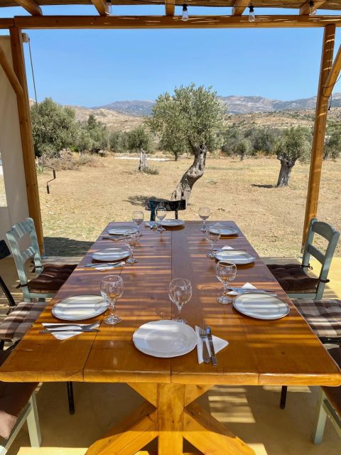 Naxos: private traditional dining in the olive grove - Summary