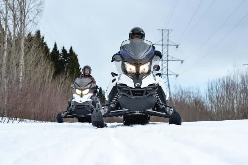 Near Tadoussac: Mont Valin and Saguenay Fjord Mini Snowmobile Raid - What to Expect from the Experience