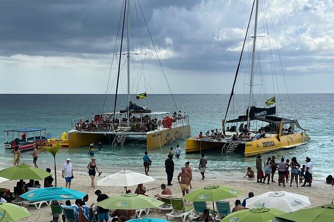 Negril Private Day Tour: ATV Ride, Party Catamaran & Ricks Cafe - Key Points