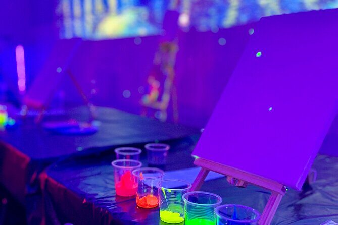 NEON Starry Night Sip and Paint Experience - FAQs