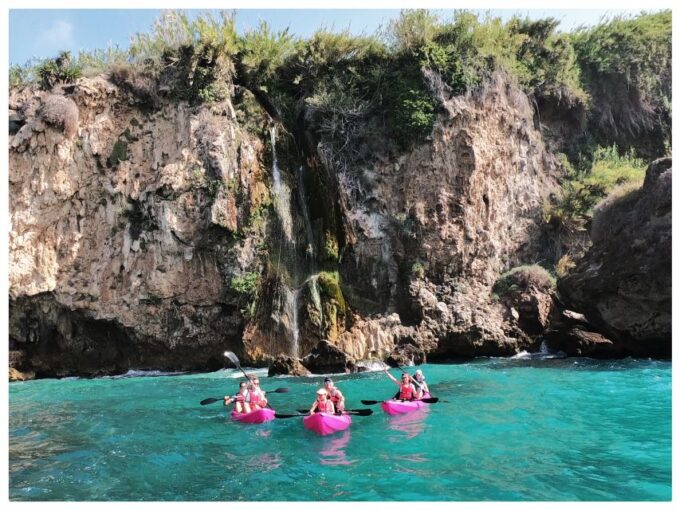 Nerja: Cliffs of Maro-Cerro Gordo Guided Kayak Tour - Booking and Cancellation
