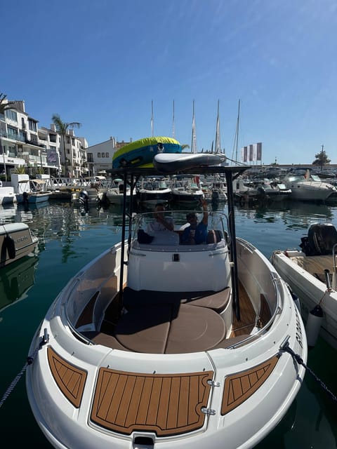 New Boat Trip in Puerto Banús With Friends, Family. Dolphins - Booking Details