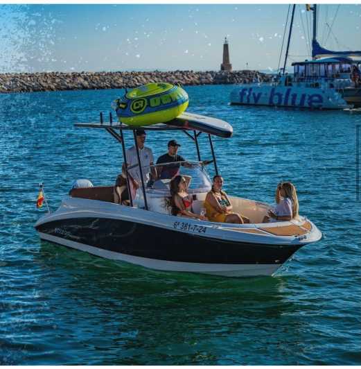 New Boat Trip in Puerto Banús With Friends, Family. Dolphins - Itinerary Highlights