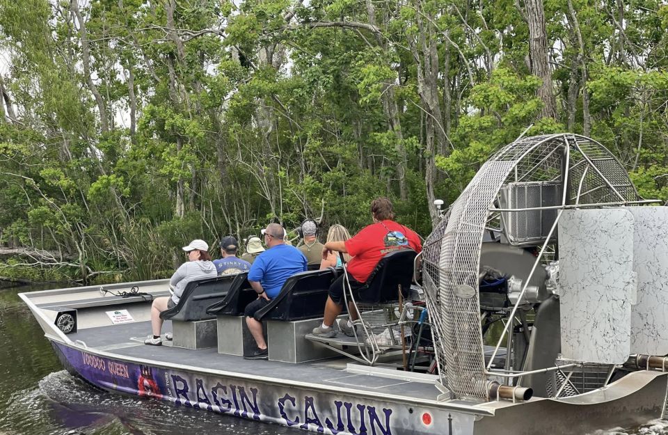 New Orleans: 10 Passenger Airboat Swamp Tour - Pickup and Dropoff