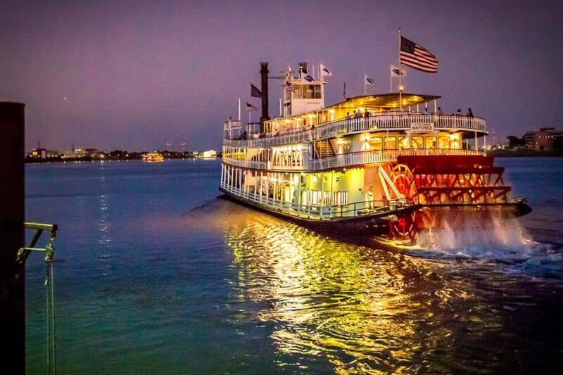New Orleans: Evening Steamboat Jazz Cruise + Optional Dinner - Key Points