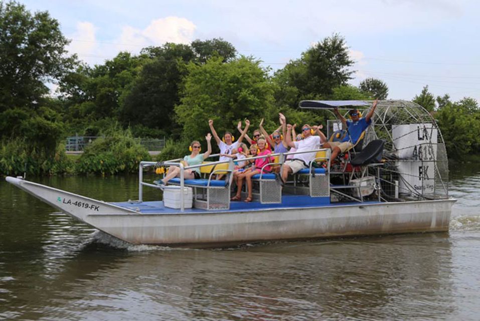 New Orleans: High Speed 16 Passenger Airboat Ride - Pickup and Drop-off