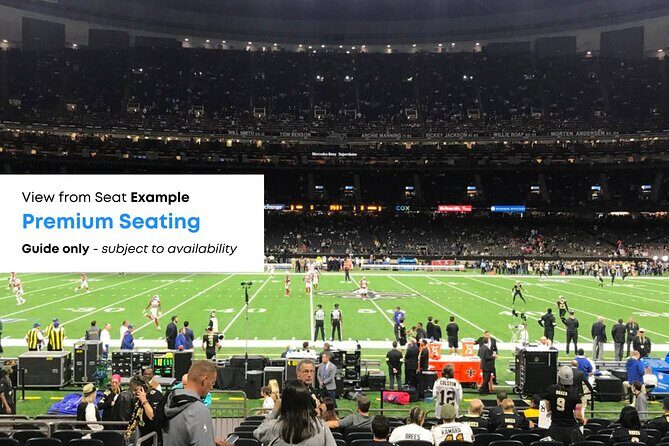 New Orleans Saints Football Game Ticket at Caesars Superdome - FAQ