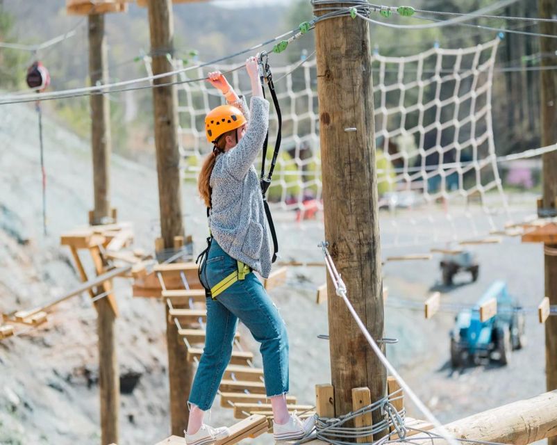 New River Gorge Aerial Park - Levels and Obstacles of the Park