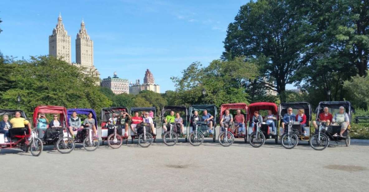 New York City: Classic Central Park Guided Pedicab Tour - Tour Highlights
