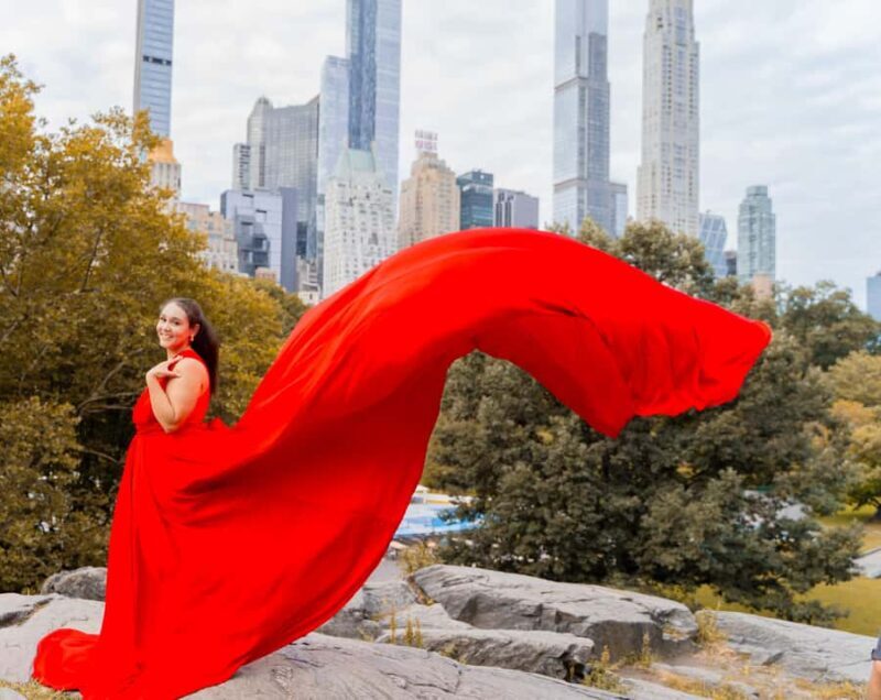 New York City: Flying dress photoshoot jonadress Manhattan - The Experience and Practical Details