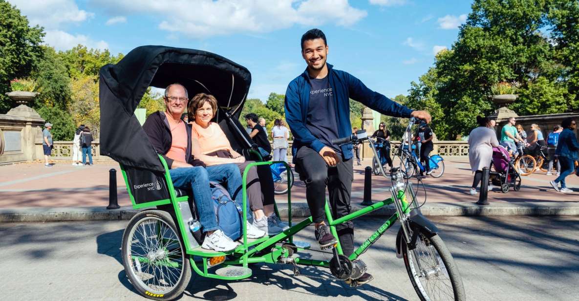 New York City: Private Central Park Pedicab Tour - Itinerary