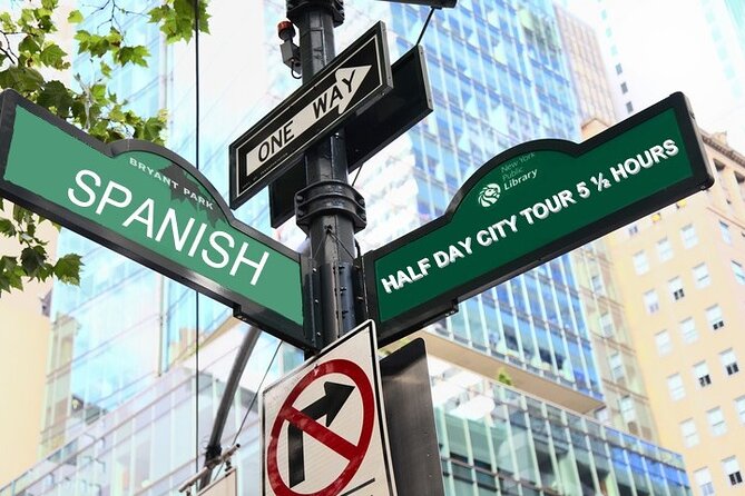 New York City Sightseeing Tour by Coach in Spanish - Key Points