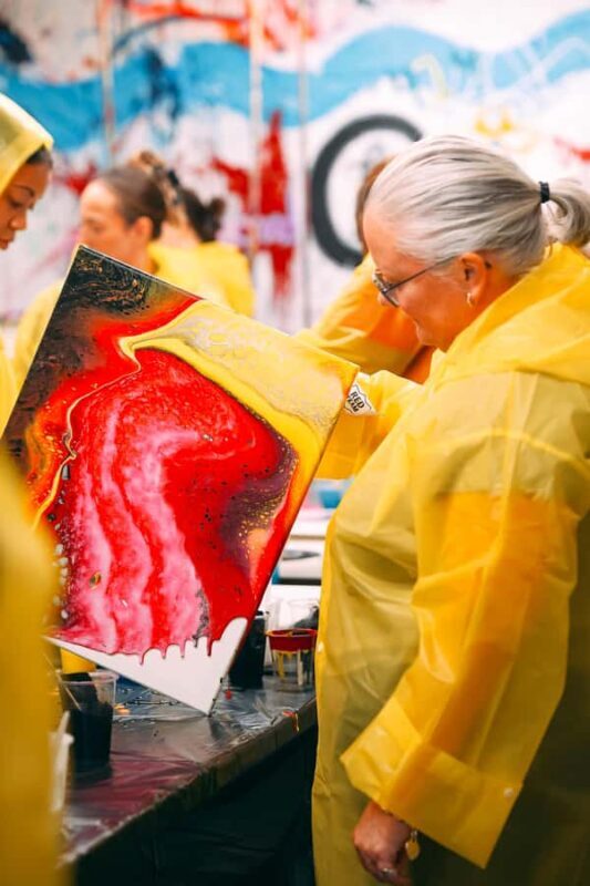New York: Private Fluid Art Class with Supplies - The Art and Practicality of the Experience