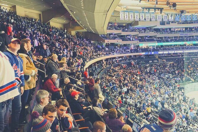New York Rangers Ice Hockey Game at Madison Square Garden - A Perfect Blend of Sports and City Life