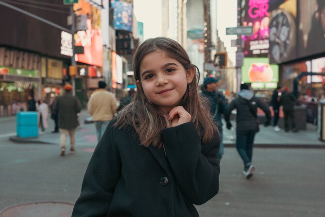 New York: Times Square Professional Photoshoot - Accessibility and Inclusivity