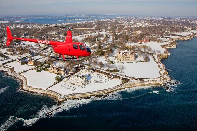 Newport Winter Wonderland Helicopter Tour - Key Points
