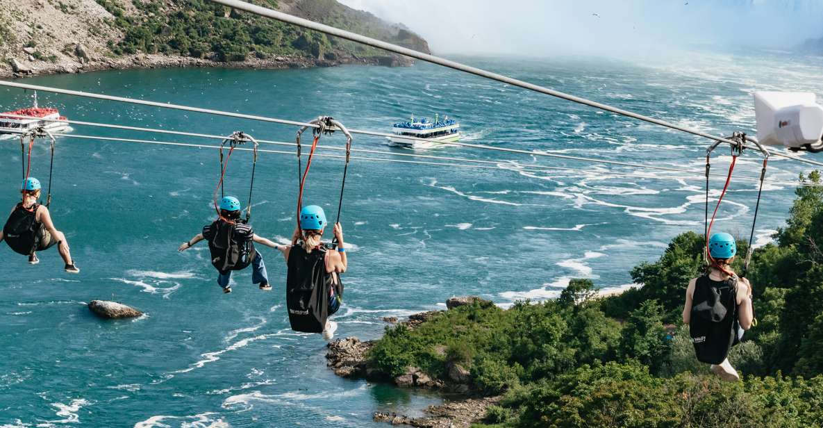 Niagara Falls, Canada: Zipline to The Falls - Gliding Past American and Horseshoe Falls