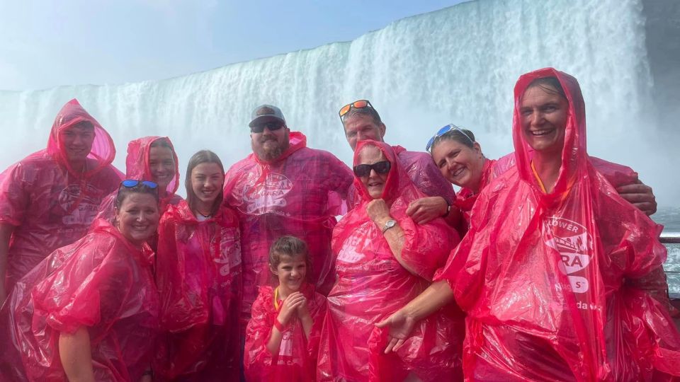 Niagara Falls: First Behind the Falls Tour & Boat Cruise - Meeting Point and Tour Duration