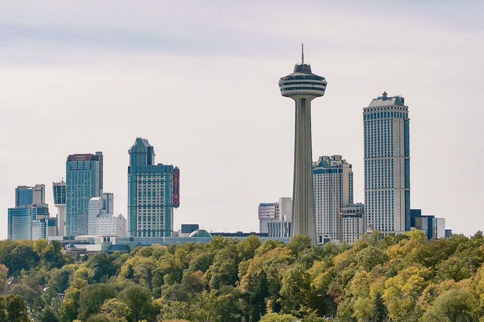 Niagara Falls, On: Helicopter Ride With Boat & Skylon Lunch - Journey Behind the Falls