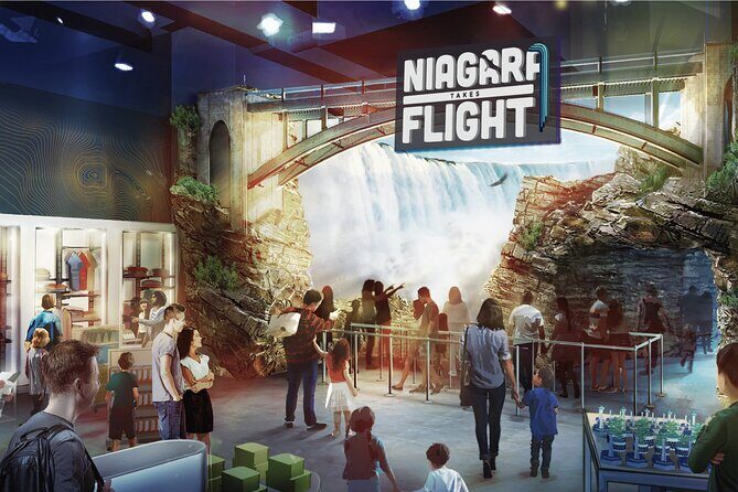 Niagara Flying Theatre Ride Skylon Tower Guided Tour Canada - Starting at the Skylon Tower for a Spectacular View